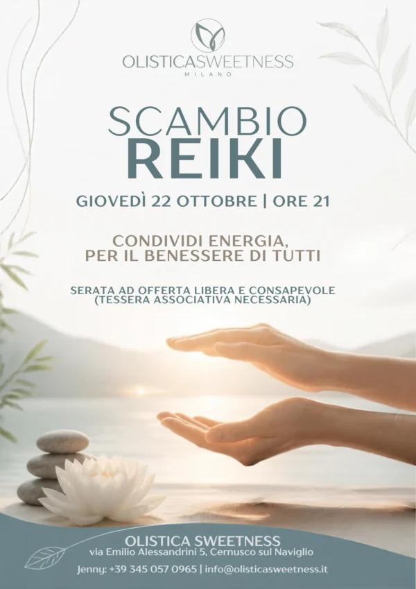 Scambio Reiki Cernusco sul Naviglio Milano